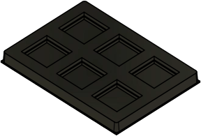 MC-76506 : Conductive Tray Insert for 19x19 BGA
