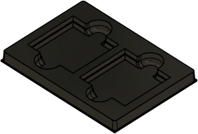 MC-76408 : Conductive Tray Insert for 35x35 LBGA