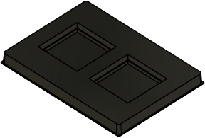 MC-76500 : Conductive Tray Insert for 29x29 LBGA