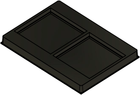 MC-76502 : Conductive Tray Insert for 40x40 LBGA