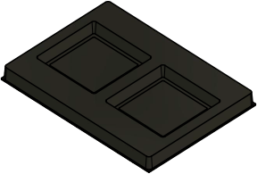 MC-76509 : Conductive Tray Insert for 32x32 QFP