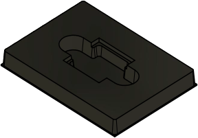 MC-76520 : Conductive Tray Insert for Small PGA