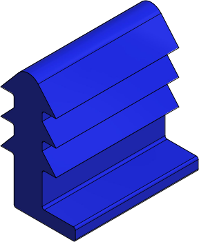 MC-2039-6 : 600 Mil Blue End Plug