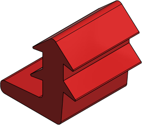 MC-400REP : 400 Mil Red End Plug