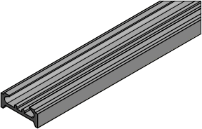 MC-5101AR : 300 Mil SMD Aluminum Rail / Tube
