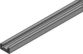MC-2832QFN-AR : 7mm x 7mm QFN Aluminum Rail / Tube