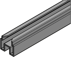 MC-3187AR : 300 Mil DIP Aluminum Rail / Tube