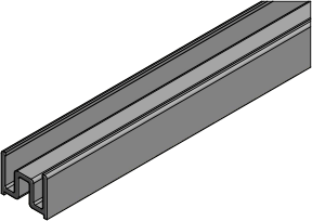 MC-5540AR : 400 Mil Sidebraze Aluminum Rail / Tube