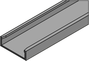 MC-5744AR : 52 Lead CLCC Aluminum Rail / Tube