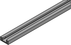 MC-5QFN-AR : 5 Lead QFN Aluminum Rail / Tube