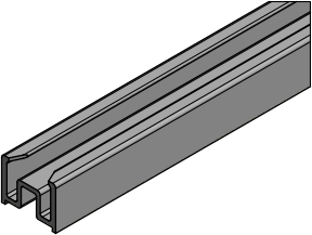 MC-5142AR : 300 Mil DIP Aluminum Rail / Tube