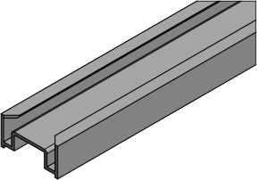 MC-5143AR : 600 Mil DIP Aluminum Rail / Tube