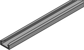 MC-48LGA-AR : 48 Lead LGA Aluminum Rail / Tube