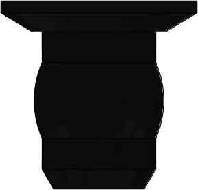 MC-1000BLACK : Short Nylon Needle Pin