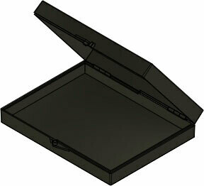 MC-1135C-75 : Hinged Conductive Box 0.75" x 3.5" x 4.5"