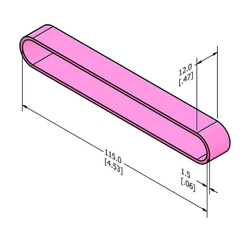 MC-ASRB10 Anti-static ESD Rubber Band 115mm x 12mm (4.5 MC-ASRB10 Anti-static ESD Rubber Band 115mm x 12mm (4.5" x .50")