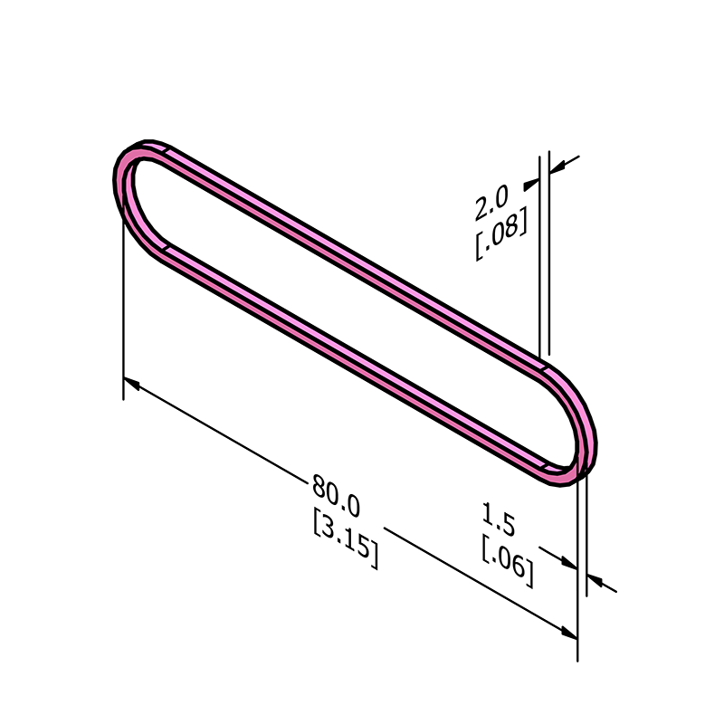 MC-ASRB6 Anti-static ESD Rubber Band 80mm x 2mm (3 MC-ASRB6 Anti-static ESD Rubber Band 80mm x 2mm (3" x .062")