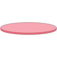 MC-125AFDF : 125mm Anti-static foam disc; 6.35mm thick closed-cell
