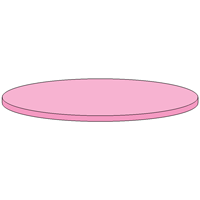 MC-5AFD : 5" Anti-static foam disc; .25" thick open-cell