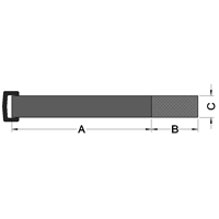 MC-VS-18/AS : 18" ESD Hook and Loop Tray Strap