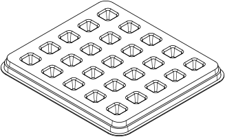 MC-77089T : ESD Device Tray for Small Substrate