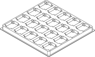 MC-77092T : ESD Device Tray for Medium Component