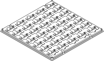 MC-77093T : ESD Device Tray for Device Processing
