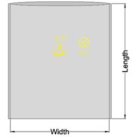 MC-1020MBB : 10” x 20” Moisture Barrier Bag Dri-Shield