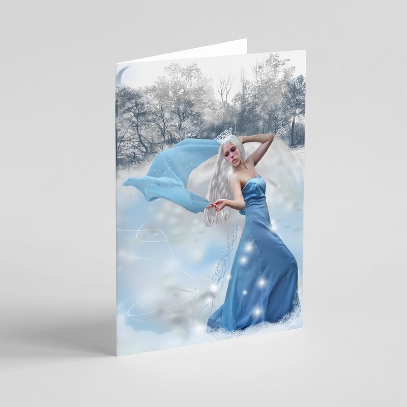 ‘Dance of the Ice Queen' Winter Holidays / Christmas / Solstice Greeting Card