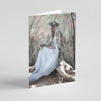 ‘Solstice Queen&#39; Winter Holidays / Christmas / Solstice Greeting Card