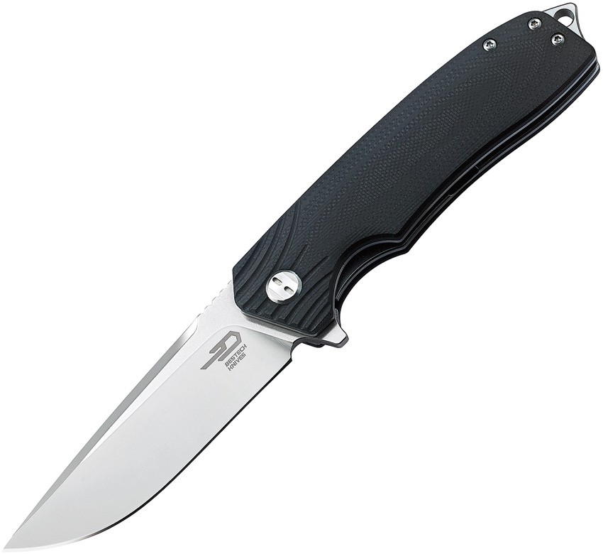 Bestech, Lion G-10 Liner Black Handle/stainless blade