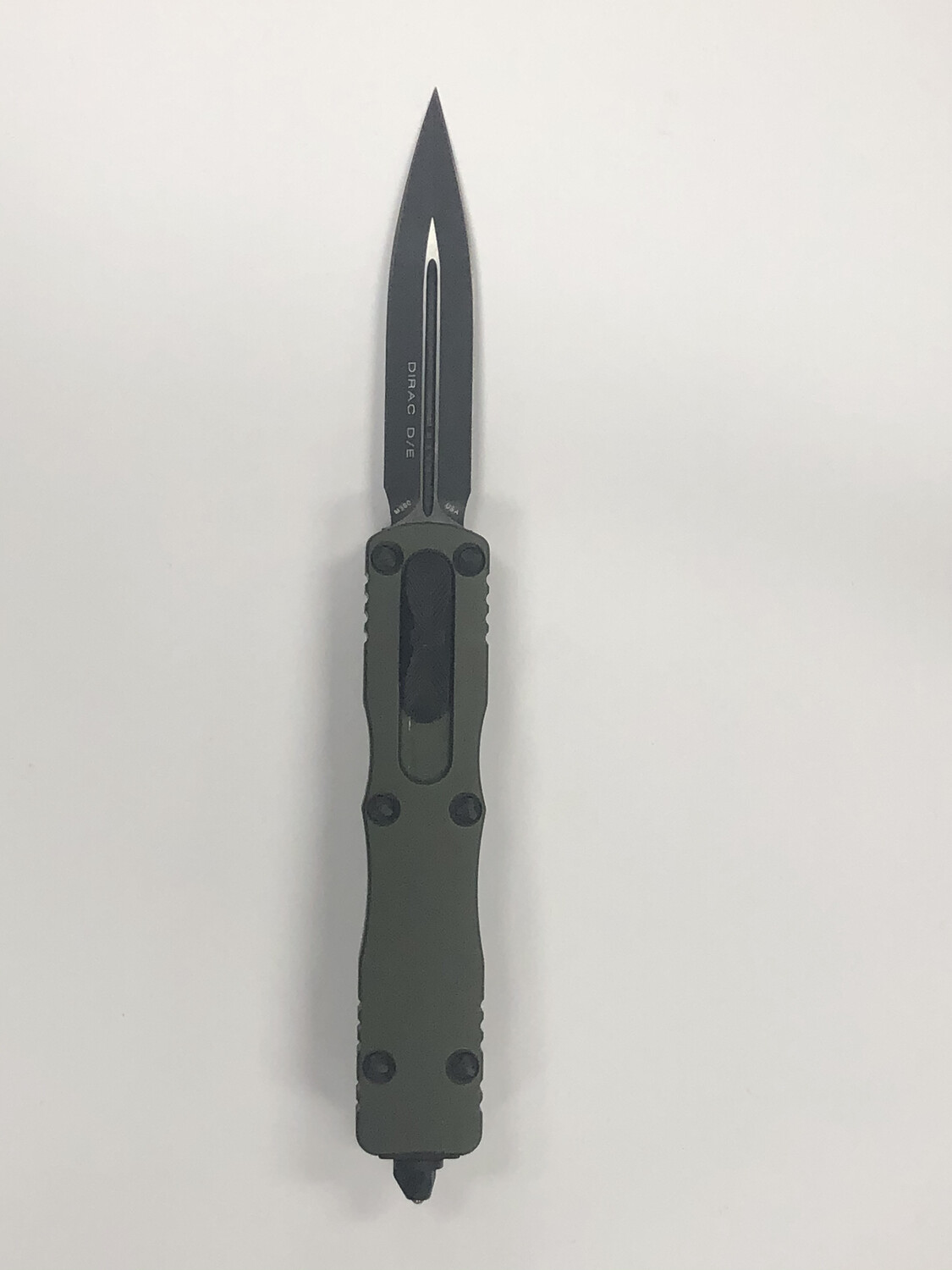 Microtech, 225-1 OD, Drac D/E OD Green Handle/ Black Blade