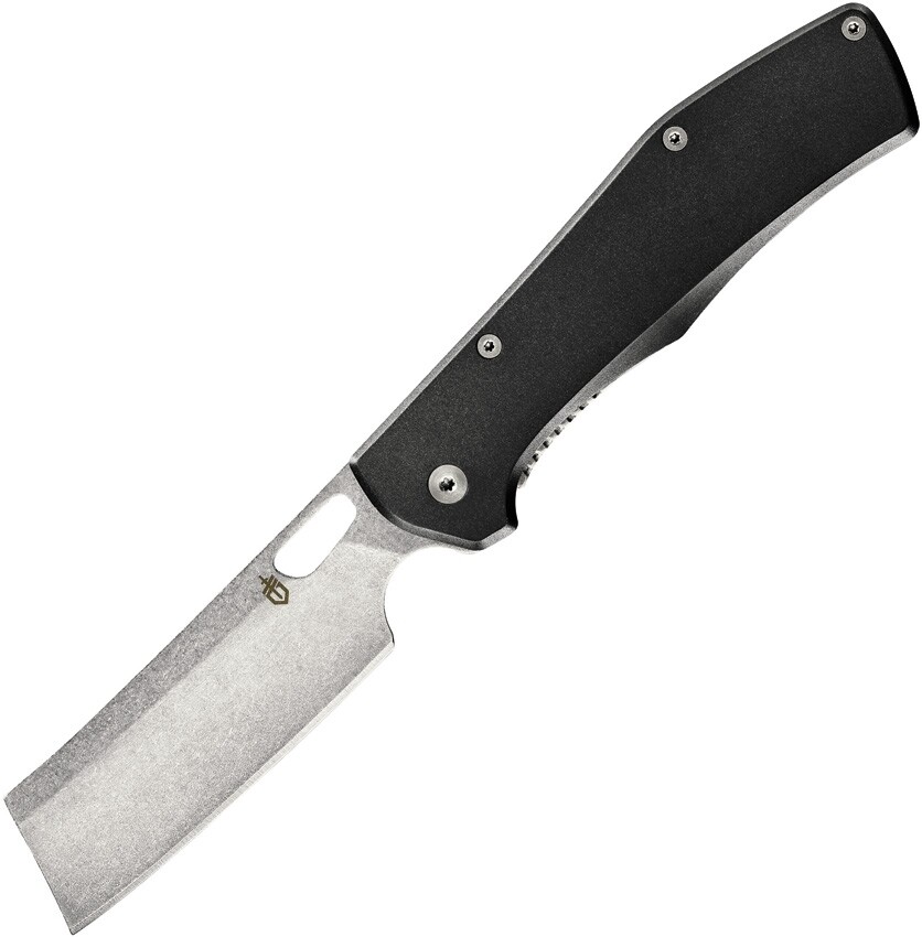 Gerber Knives, 3518, Flatiron, Black Alumiunum Handle
