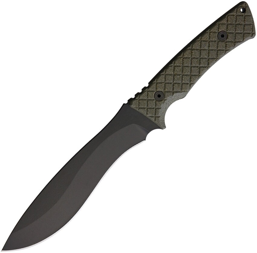 Spartan Blades, SL002BKGn, Machai, Green Micarta Handle, 1095 Blade