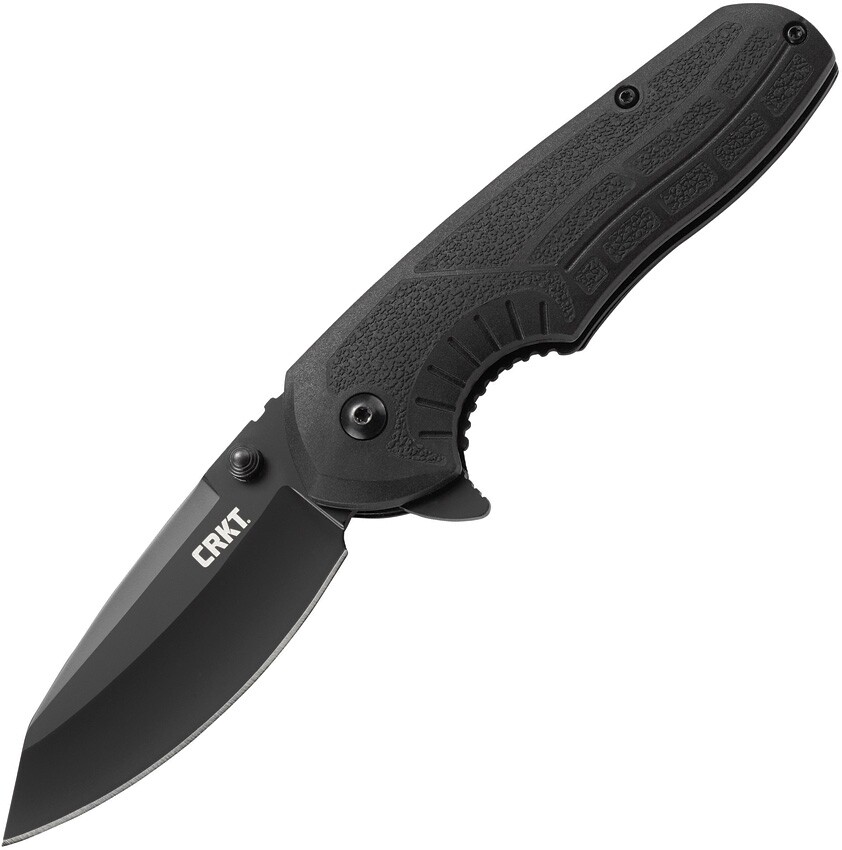 CRKT, 2620, Copacetic, 8;Cr13MoV black ox stainless blade, Black GRN Handle