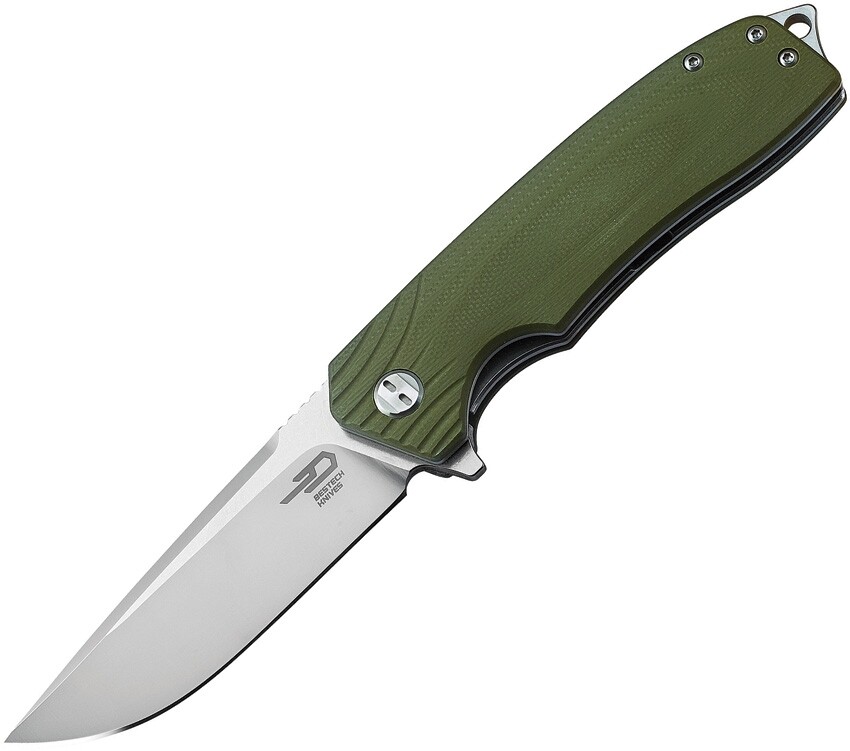 Bestech, G01C, Lion Olive Drab Scales, D2 tool steel blade