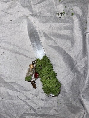 Selenite Cleansing Dagger (Damaged) Selenite Cleansing Dagger (Damaged)