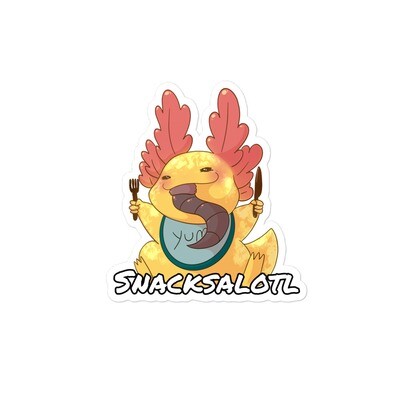 Snacksalotl Bubble-free stickers