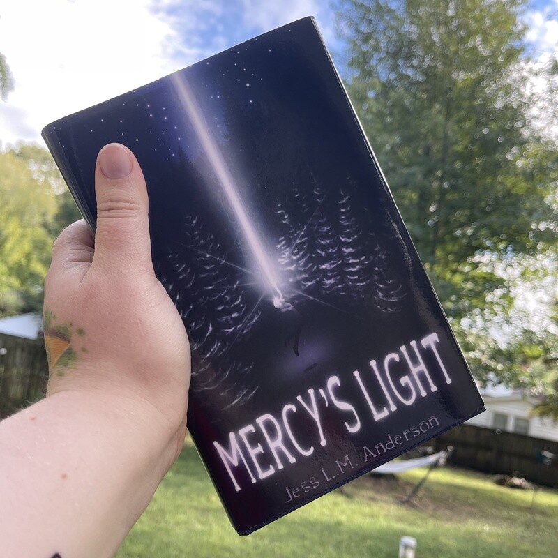 Signed First Edition HARDBACK of Mercy's Light