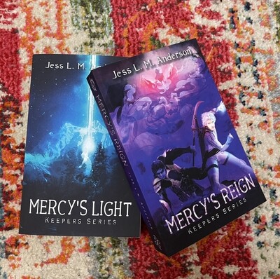 Pre-Order Signed PAPERBACKS of Mercy's Reign & Mercy's Light (2nd Edition) (MR CF)