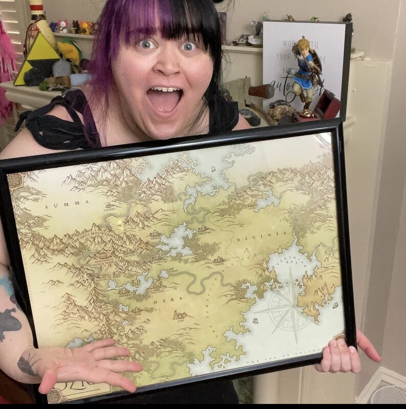 Ozra Regional Map Poster (2 Size Options)