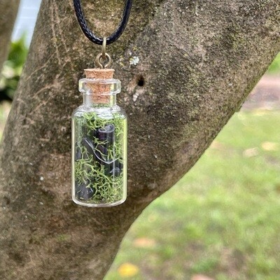 Mystery Fairy Crystal Bottle Necklace