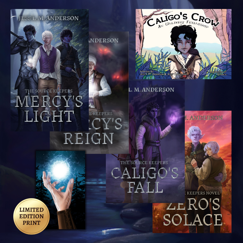 The Source Keepers 4 Book Bundle + Kid&#39;s Book with Limited Edition Print