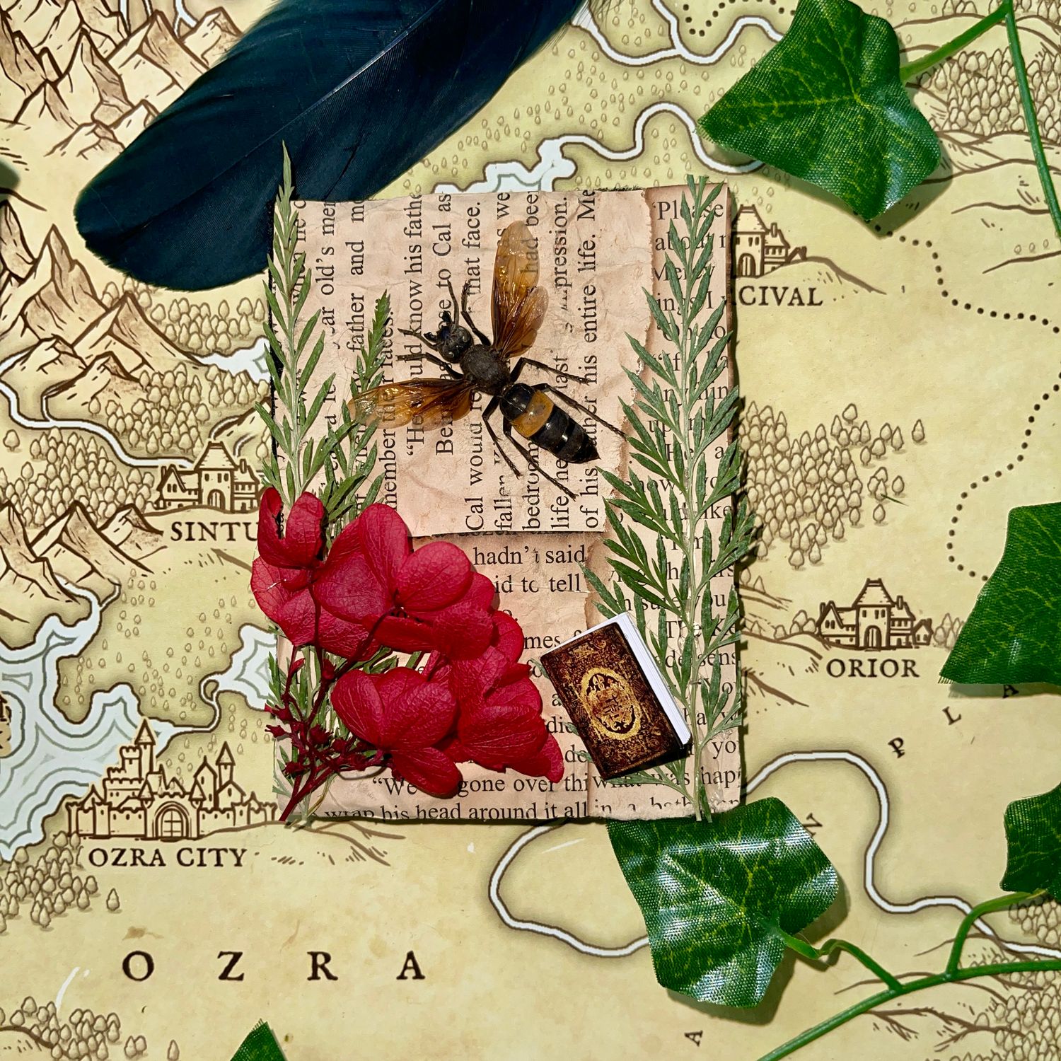 Bookish Bug: Framed Hornet 3 X 4 Inch