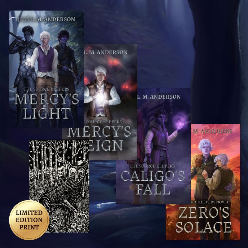 The Source Keepers 4 Book Bundle with Limited Edition Print