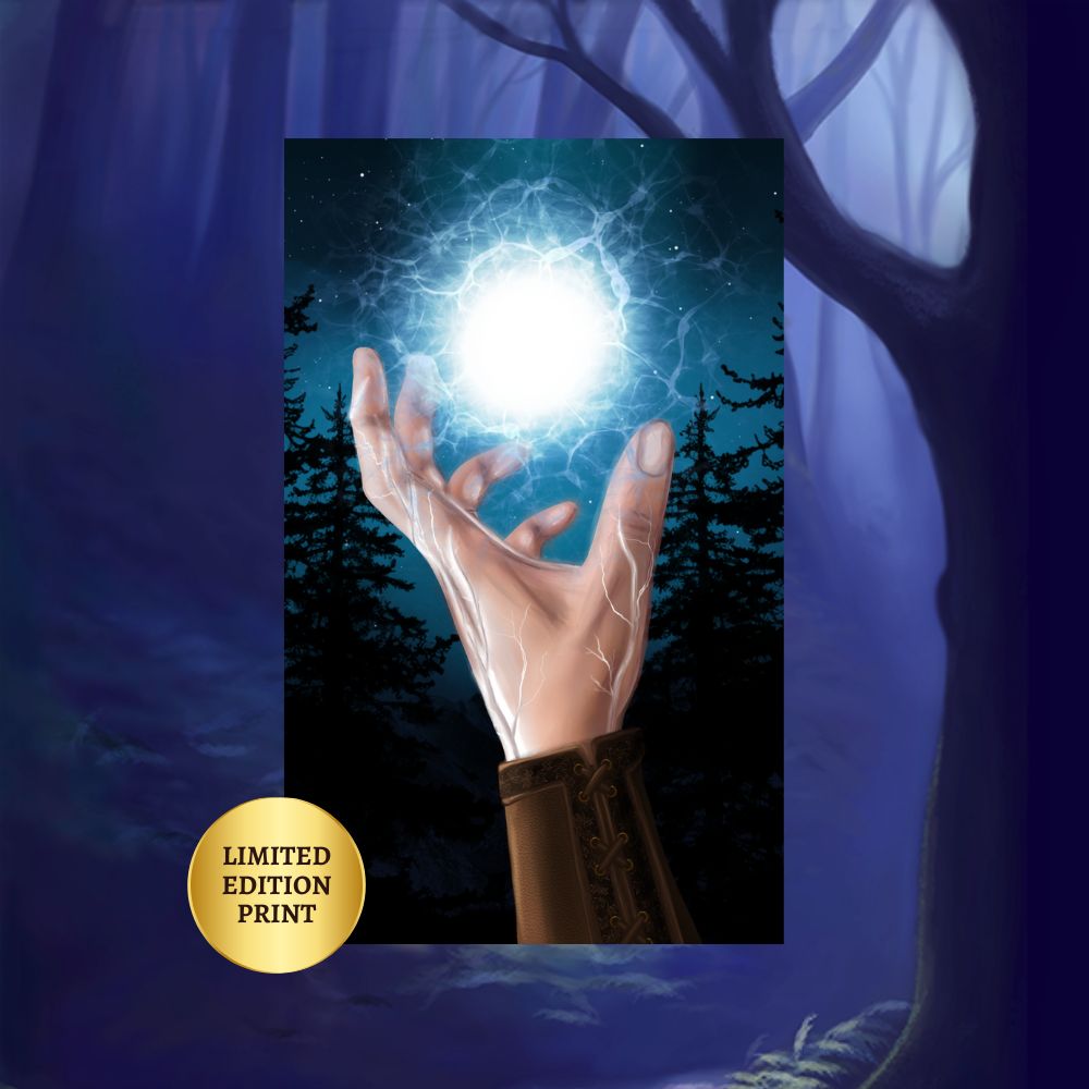 Limited Edition Mercy's Hand Print by Jess L. M. Anderson (8.5 x 5.5)