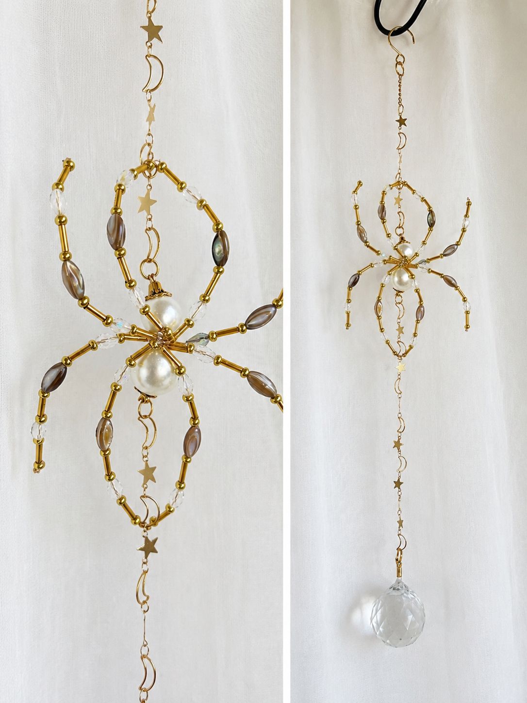 Handmade Celestial Spider Suncatcher