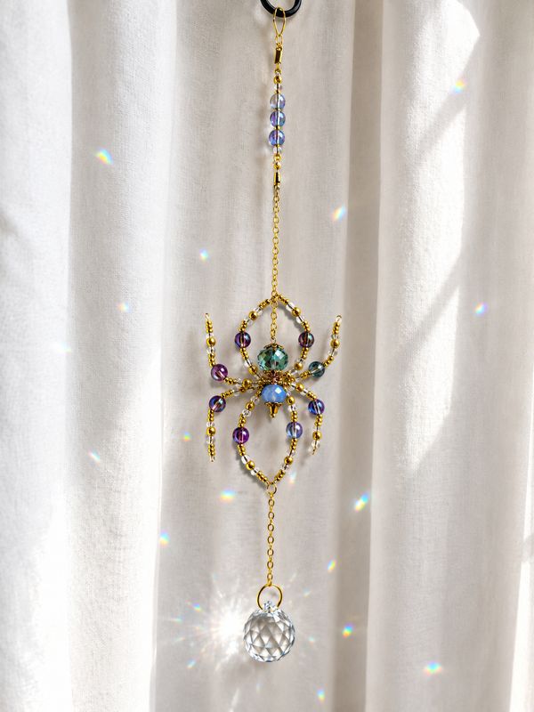 Mystic Jewel Spider Crystal Sun Catcher