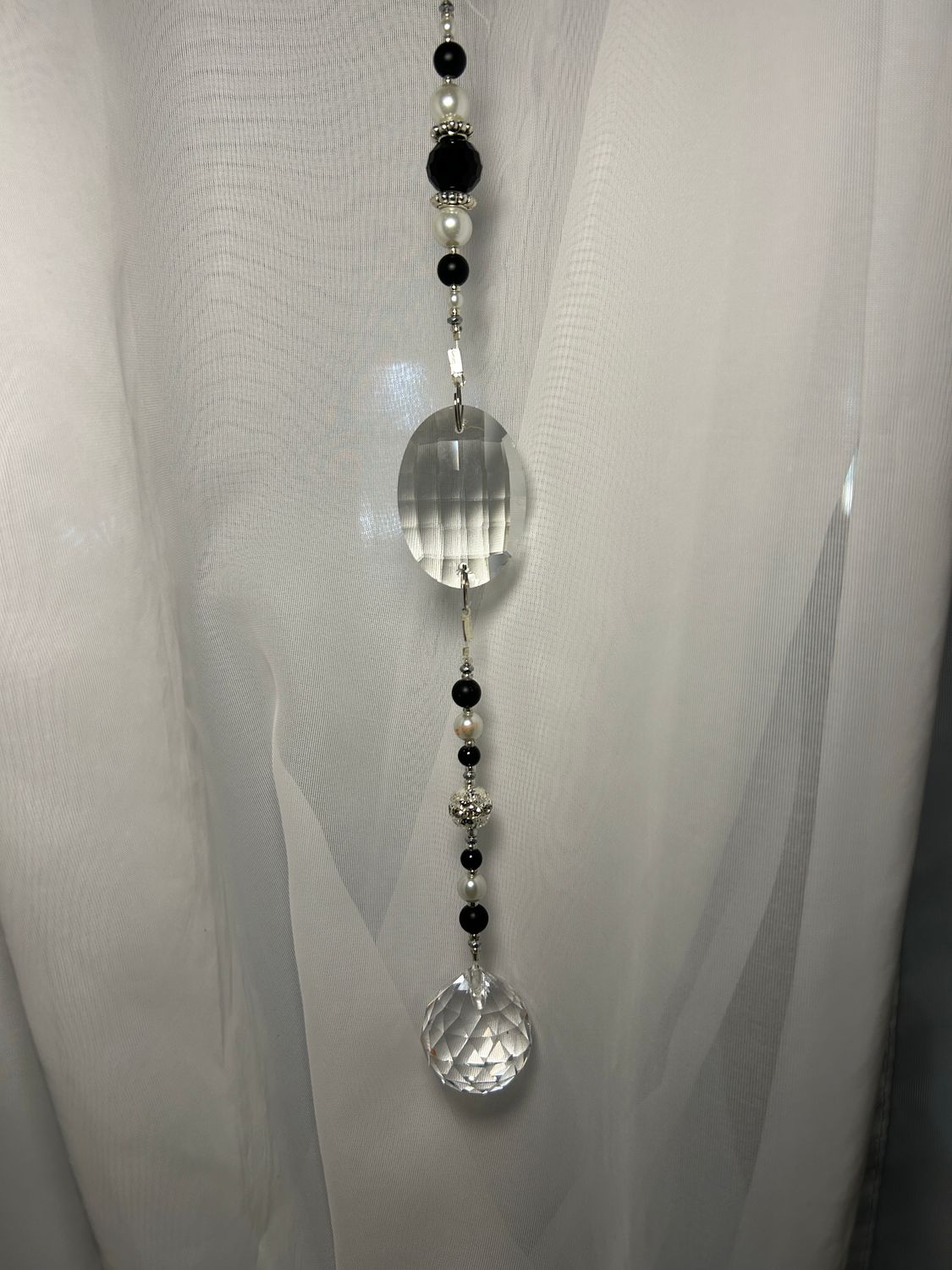 Midnight Elegance Crystal Sun Catcher