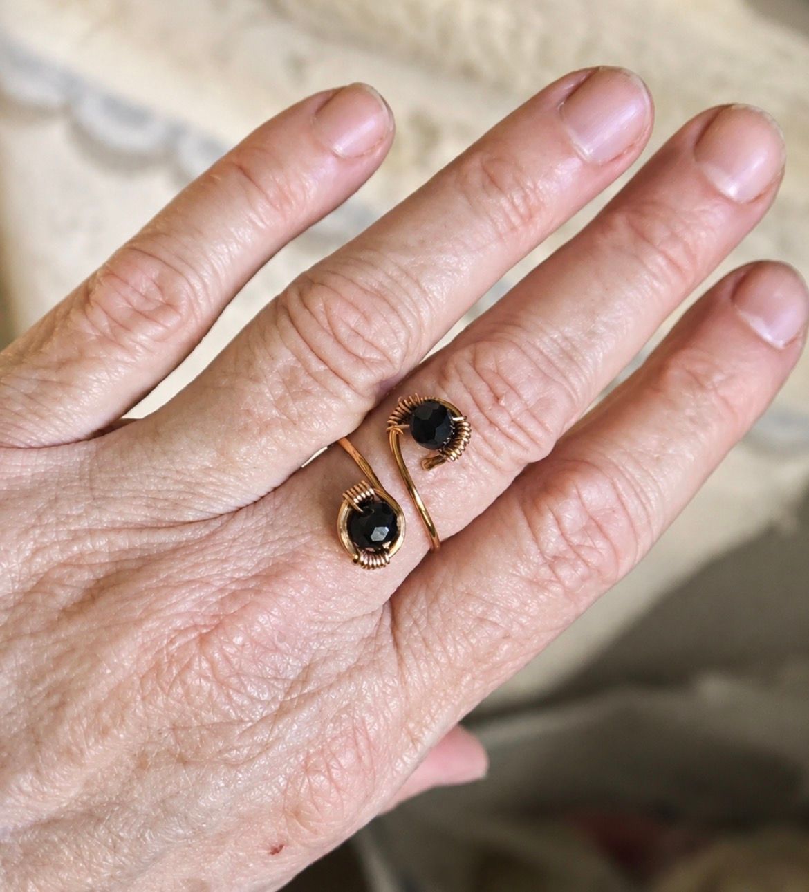 Midnight Ember Ring